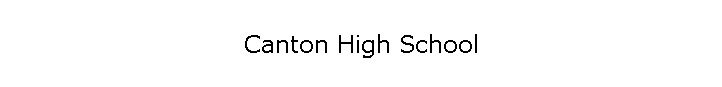 Canton High School