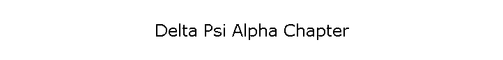 Delta Psi Alpha Chapter
